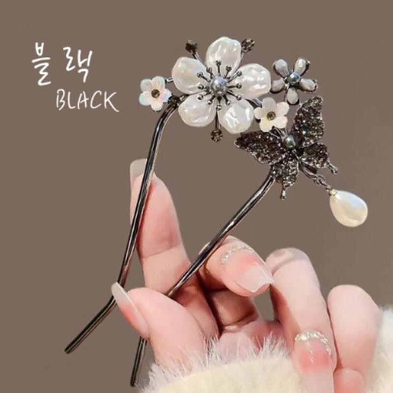Women s hairpin cubic decoration U-shaped style item gold