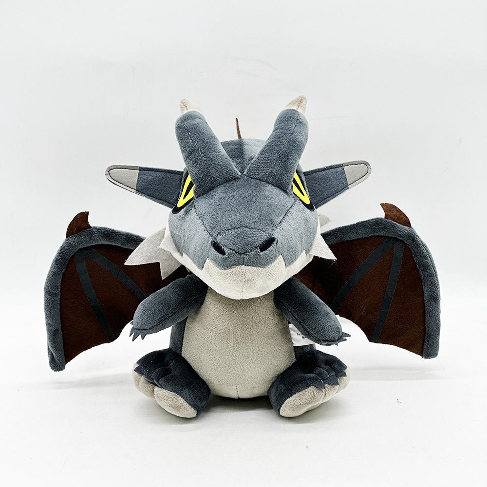 Bambole di Peluche Deformate Monster Hunter Mostri di Halloween Giocattoli di Peluche di Drago Monster Hunter Decorazione per la Casa Bambole Ripiene Regali di Compleanno