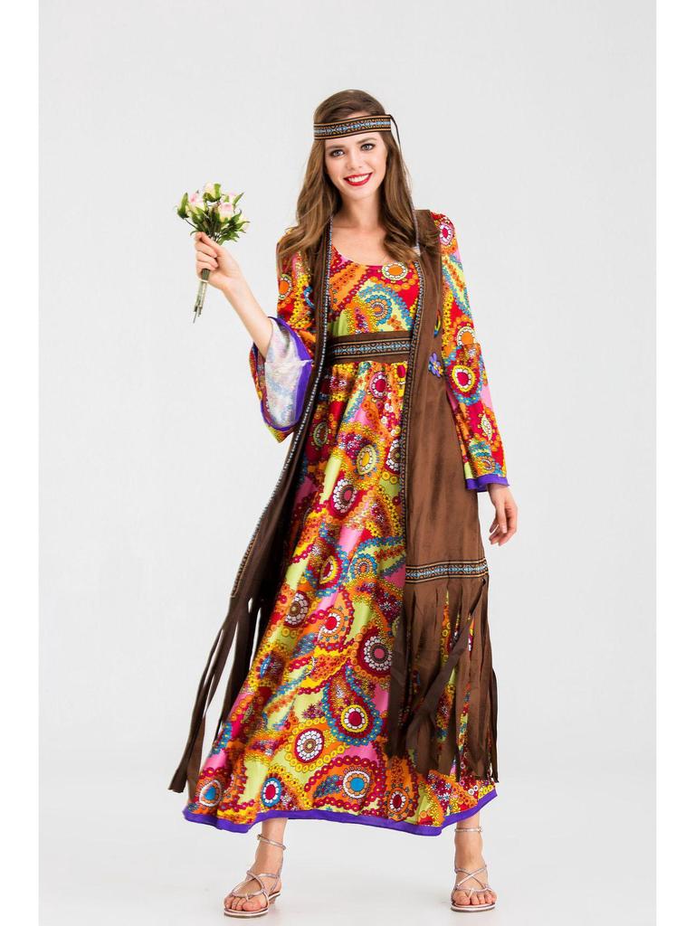Halloween 70s Disco Hippie Costume