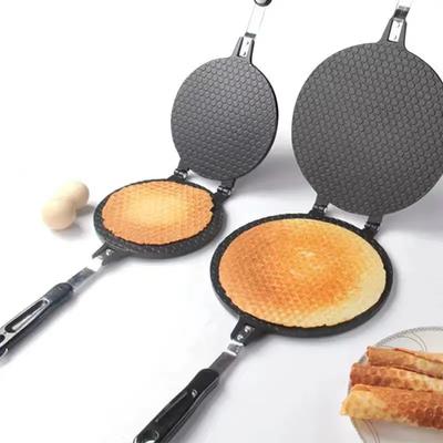 Non-Stick Omelet Mold Egg Roll Baking Pan Waffles 17/20cm for The Baking Pan Cake Ice Cream Cone Maker Bakeware Home Cookie Pan