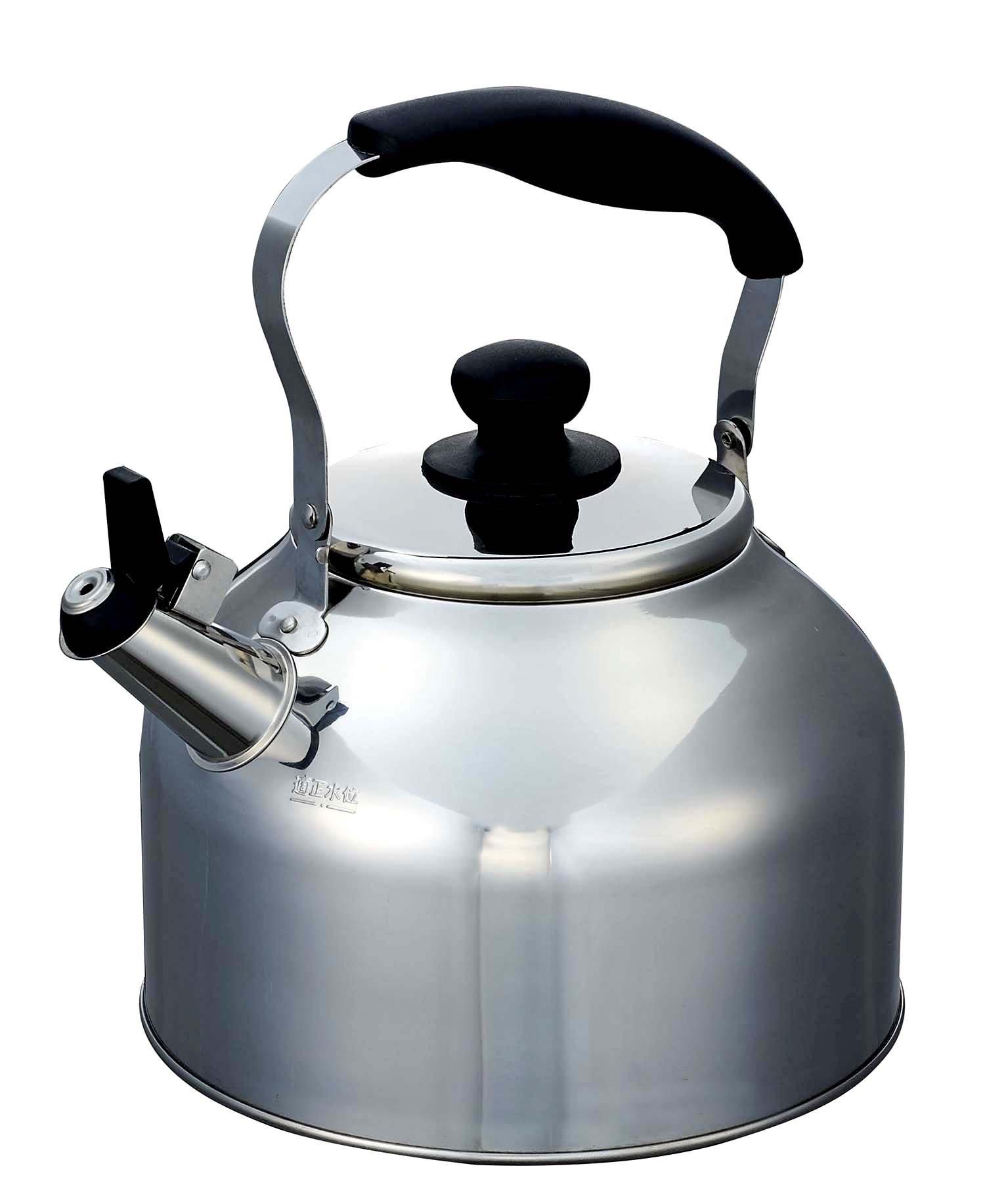 

Чайник со свистком Pearl Metal индукционный нержавеющий Daytona с широким горлышком, 5,0 л, совместимый, стальной, плюс, HB-7353