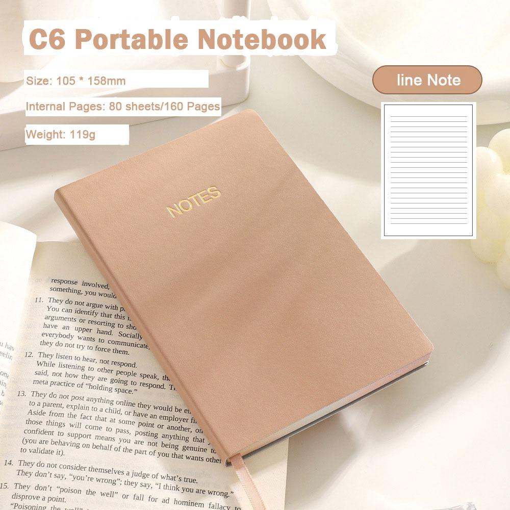 160 Seiten Journal zum Schreiben PU-Leder Tagebuch Notizbuch Trendiges Studenten-Notizbuch Für die Schule