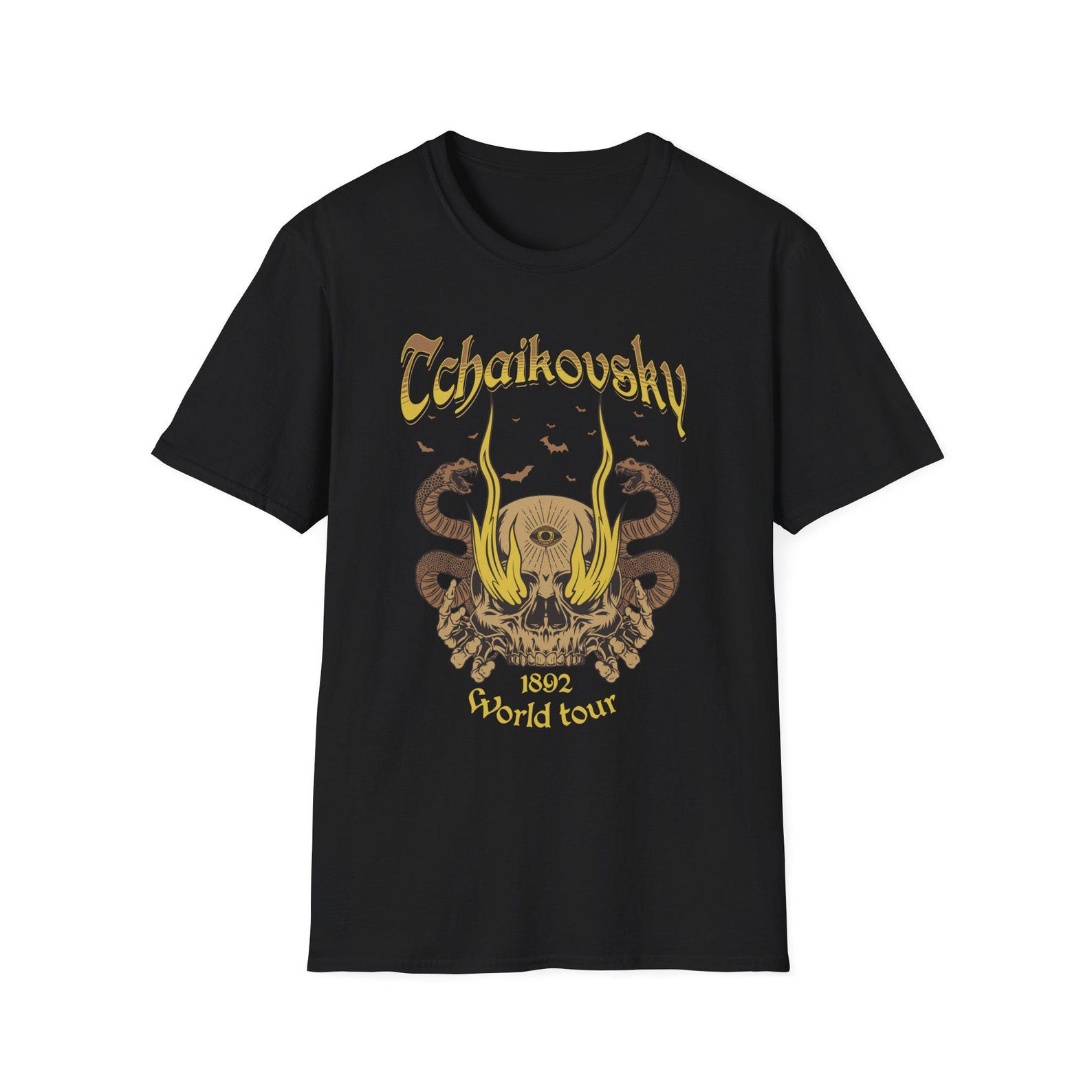 Tchaikovsky World Tour T-Shirt: Classical Music Band Tee 3XL