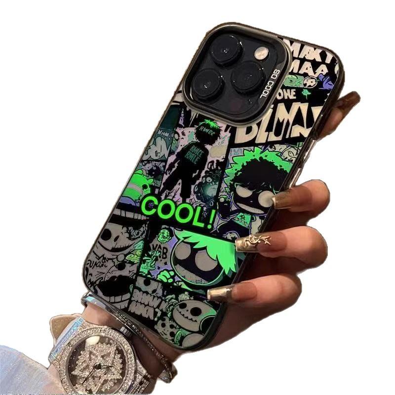 Dark Illustration Compatible with Apple 17 Pro Max Phone iPhone 16 Vitality Case Japanese and Korean Style 15/14/13