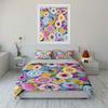 Floral Pattern Home Decor Set Multiple Sizes Kid'S And Adults' Bedroom Exquisite 3Pc Bedding Set, Gift