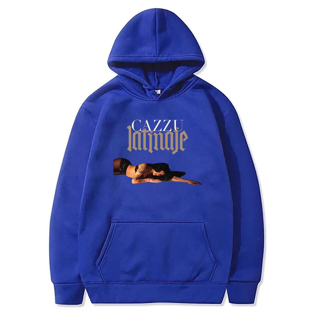 Cazzu Latinaje Tour Hoodies Trendy Men Women Sweatshirts for Autumn Winter Long Sleeve Pullovers Loose Casual Clothing
