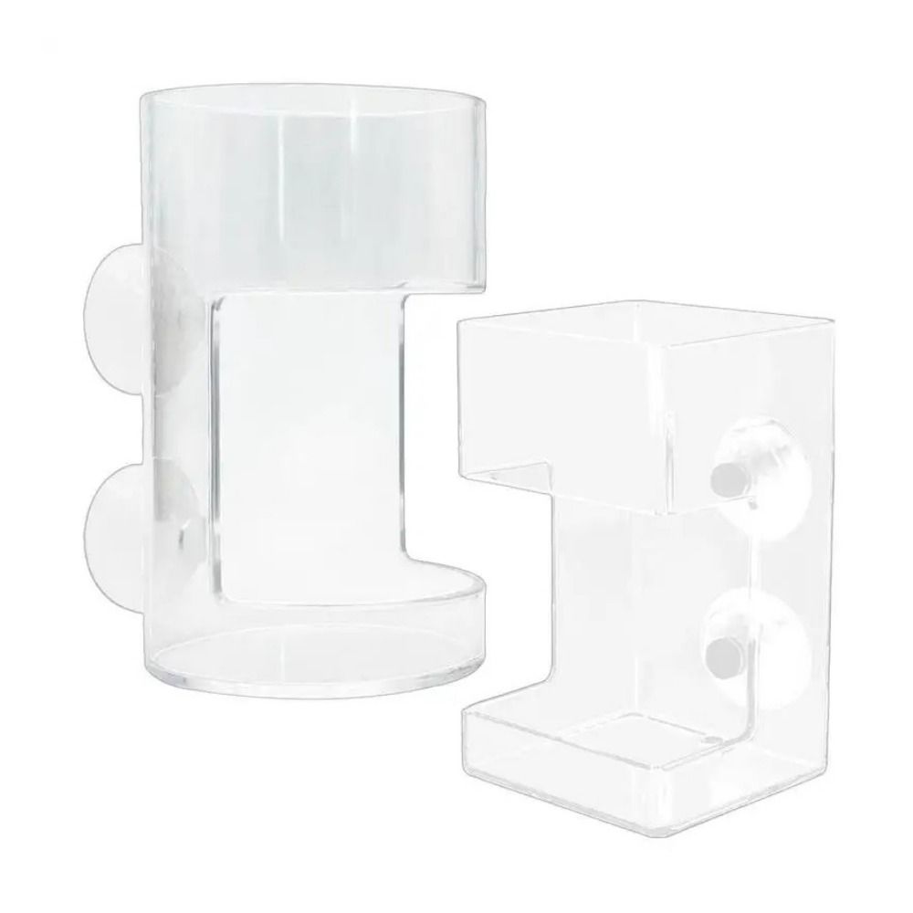 Transparent Station Floating Food Tray Square/Circle Aquarium Feeding Ring  Fish Tank