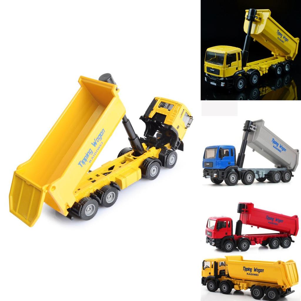 Exquisite 150 Alloy Diecast Model Dumper Truck Toy With Premium Craftsmanship For Kids