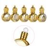 10Ml Portable Essential Oil Roller Bottle Gold Crown Shape Perfume Bottles