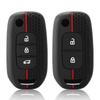 Silicone Car Remote Key Case Cover for Renault Sandero Stepway Logan 2 Clio 5 Arkana Captur Kadjar Daster Twingo Trafic Kwid