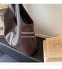 Women's Retro Korean Style Large Capacity PU Tote Bag for Versatile Use
