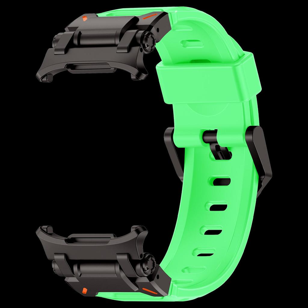 Fluorkautschuk-Armband für Samsung Galaxy Watch Ultra 2026 47mm Sport-Kautschukarmband für Galaxy Watch 7 Ultra 47mm Armband ohne Lücken