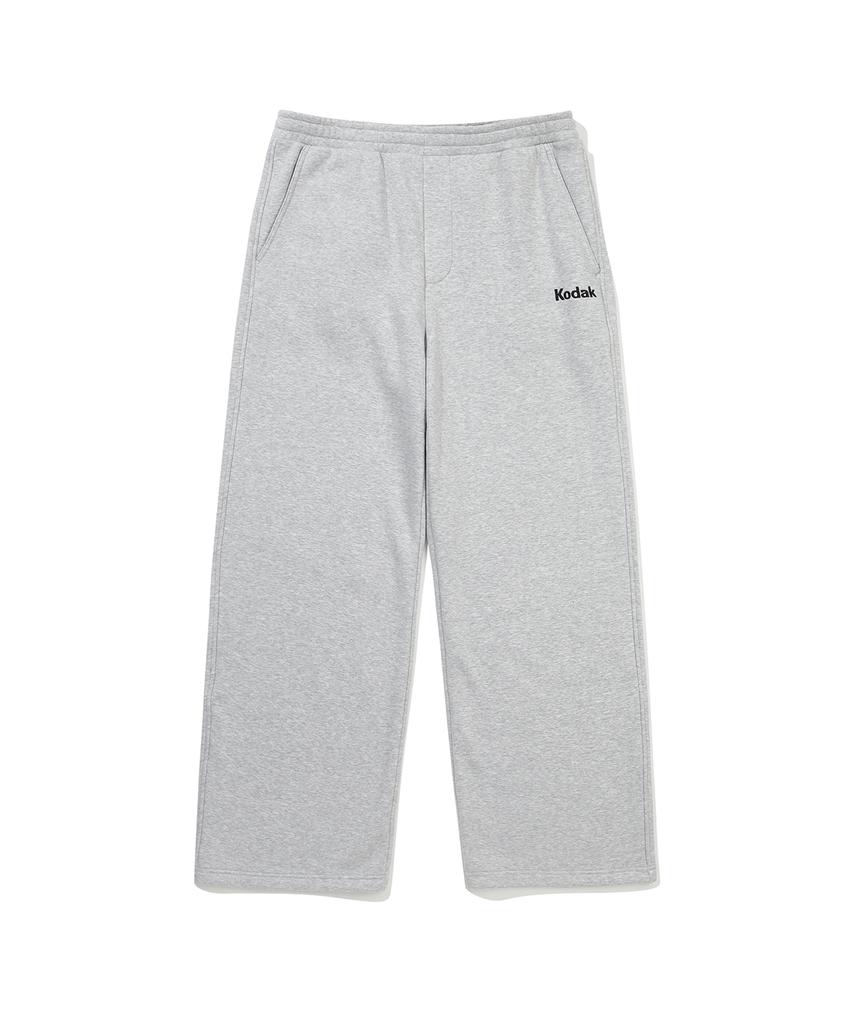 KODAK Soft Brushed Straight Pants Melange Grey