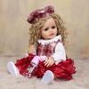 KEIUMI 22 Inch Reborn Baby Doll Soft Touch Full Silicone Vinyl Newborn Babies Girl Toy Children Birthday Christmas Gift