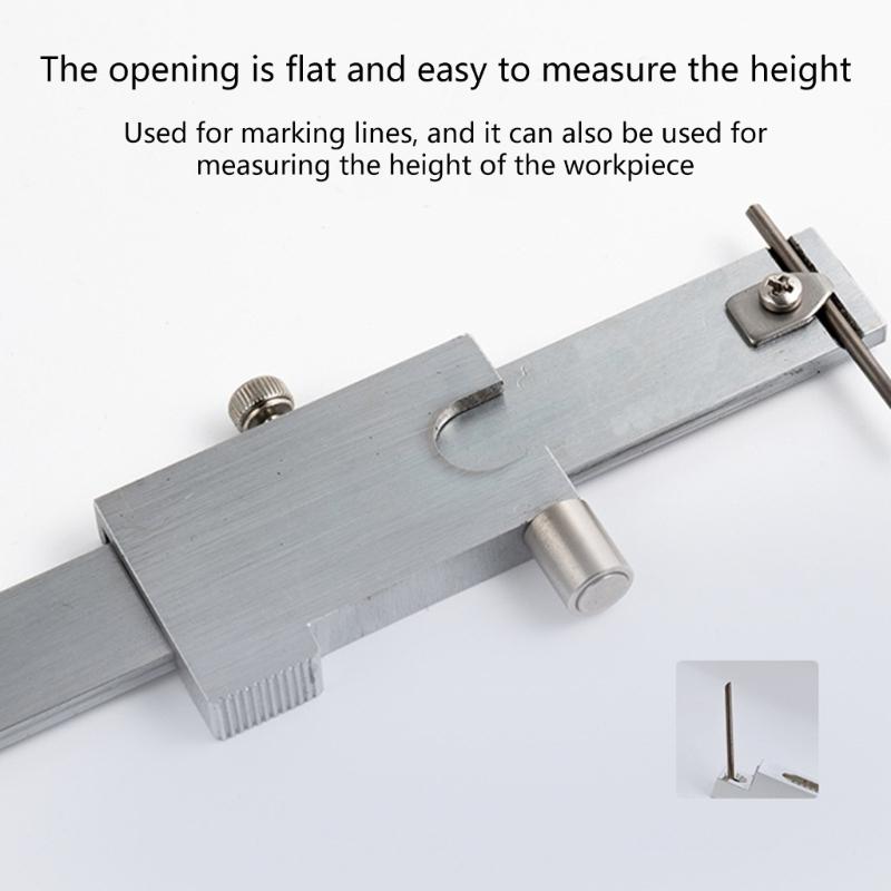 Student Friendly Stainless Steel Caliper 200/300mm Length Double Measurement System With Easy to Read Vernier Scale