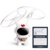 Rotatable Luminous Astronaut Aircraft Toy for Kids