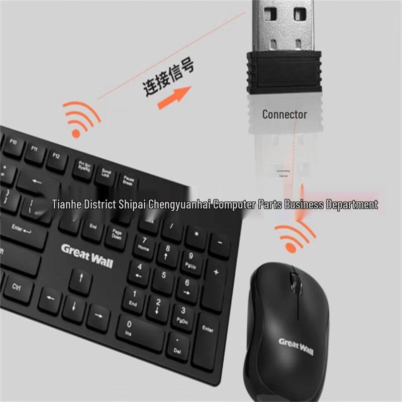 JYKM600 Wireless Keyboard and Mouse Combo