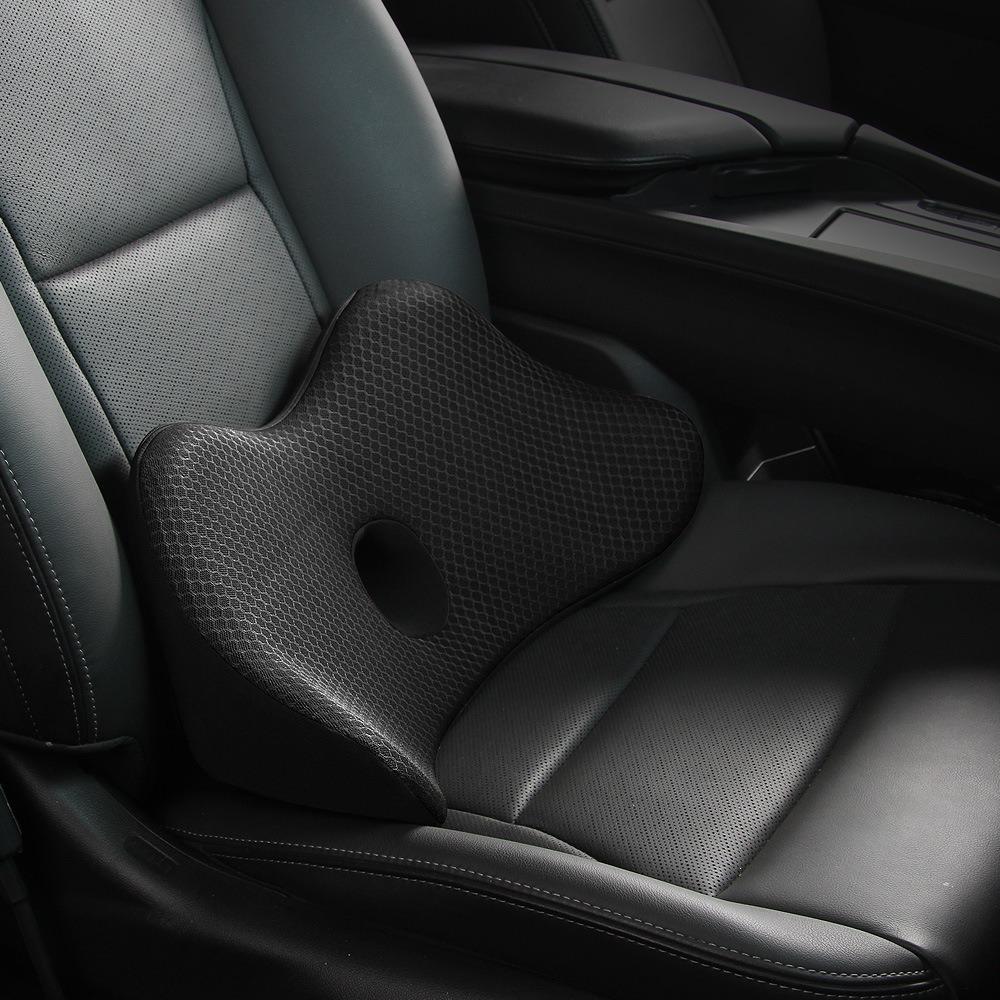 

Soft Lower Back Support Pad Comfortable Support Car Cushion Back Pillow All Vehicles чёрный