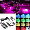 RGB-LED Glow Cars Interior Lamp Under Dash Footwell Seats Inside Lighting