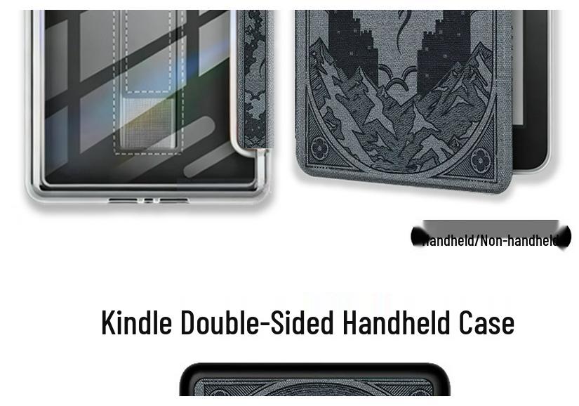 Étui Magnétique Kindle Paperwhite Kobo avec Couverture de Veille Amovible (Acrylique/Silicone, KPW1-6).
