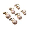2024 Trend: Women's High-End Pearl Ear Cuff & Double-Sided Clip Earrings