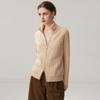 Women's Elegant Cashmere Cable Knit Half-High Neck Zip Cardigan - Autumn/Winter 2026 Collection
