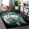 1pc. Dreamcatcher Wolf Print Rug for Home Decor, Office Carpet, Chair Cover, Outdoor Mat, Gift Idea