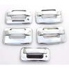 Exterior Chrome Door Handle Cover and Tailgate Covers For 2004-2014 Ford F150 F-150 (4 Doors) WITH Keypad