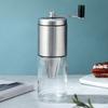 2 in 1 Hand-cranked Coffee Grinder with Filter Adjustable Coarseness Travel Coffee Mill Ceramic Grinding Core Manual