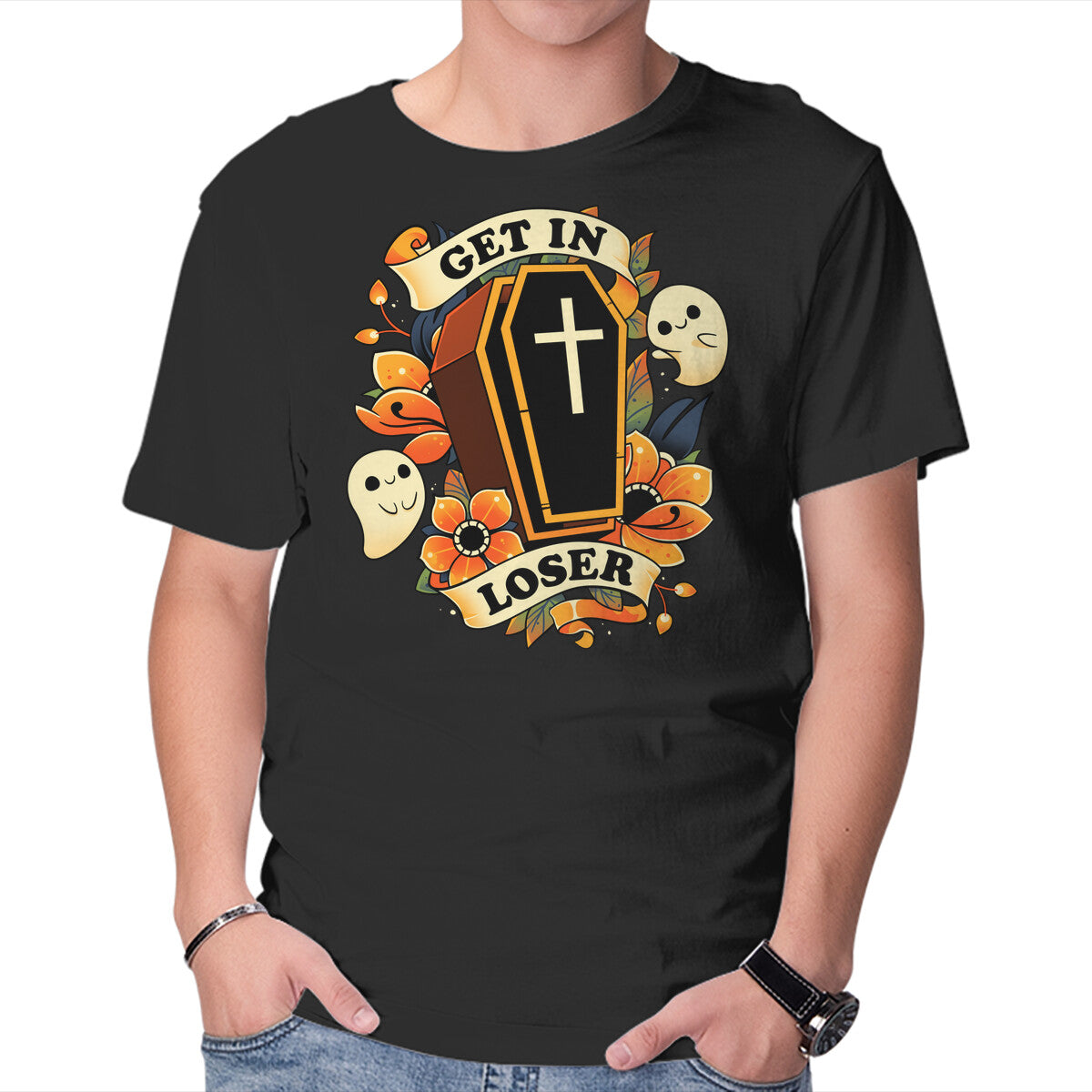 Unisex Crew Neck T-Shirt Embrace Your Fate Graphic Short Sleeve Casual Tee XXXL