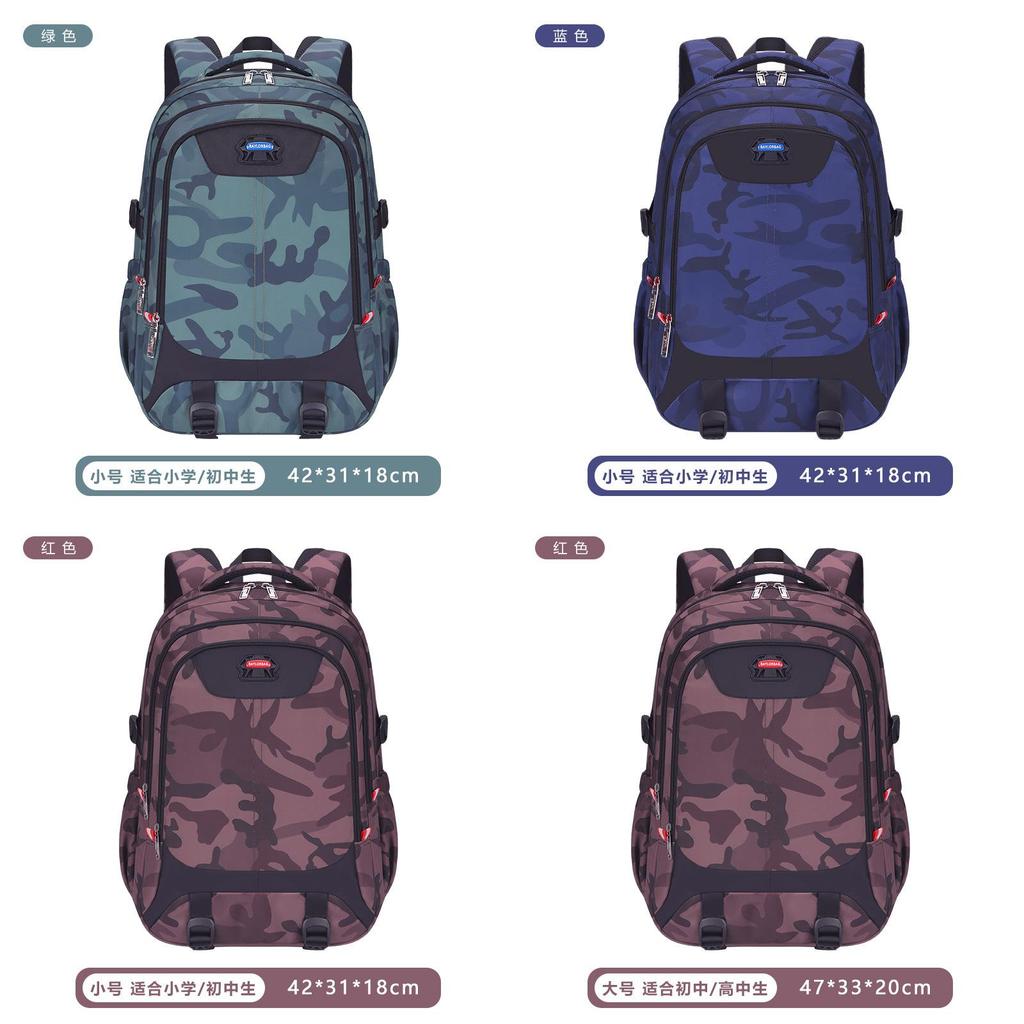 Camouflage Student Backpack For Teens And Adults With Large Capacity And Ergonomic Design