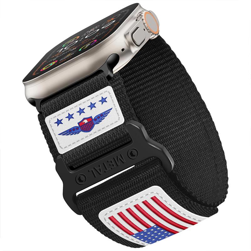 StrapS for Apple Watch Ultra 2 Band 49mm 46mm 42mm 45mm 44mm Nylon Alpine Sport bracelet Correa iWatch Series 10 9 7 6 5 4 8 SE