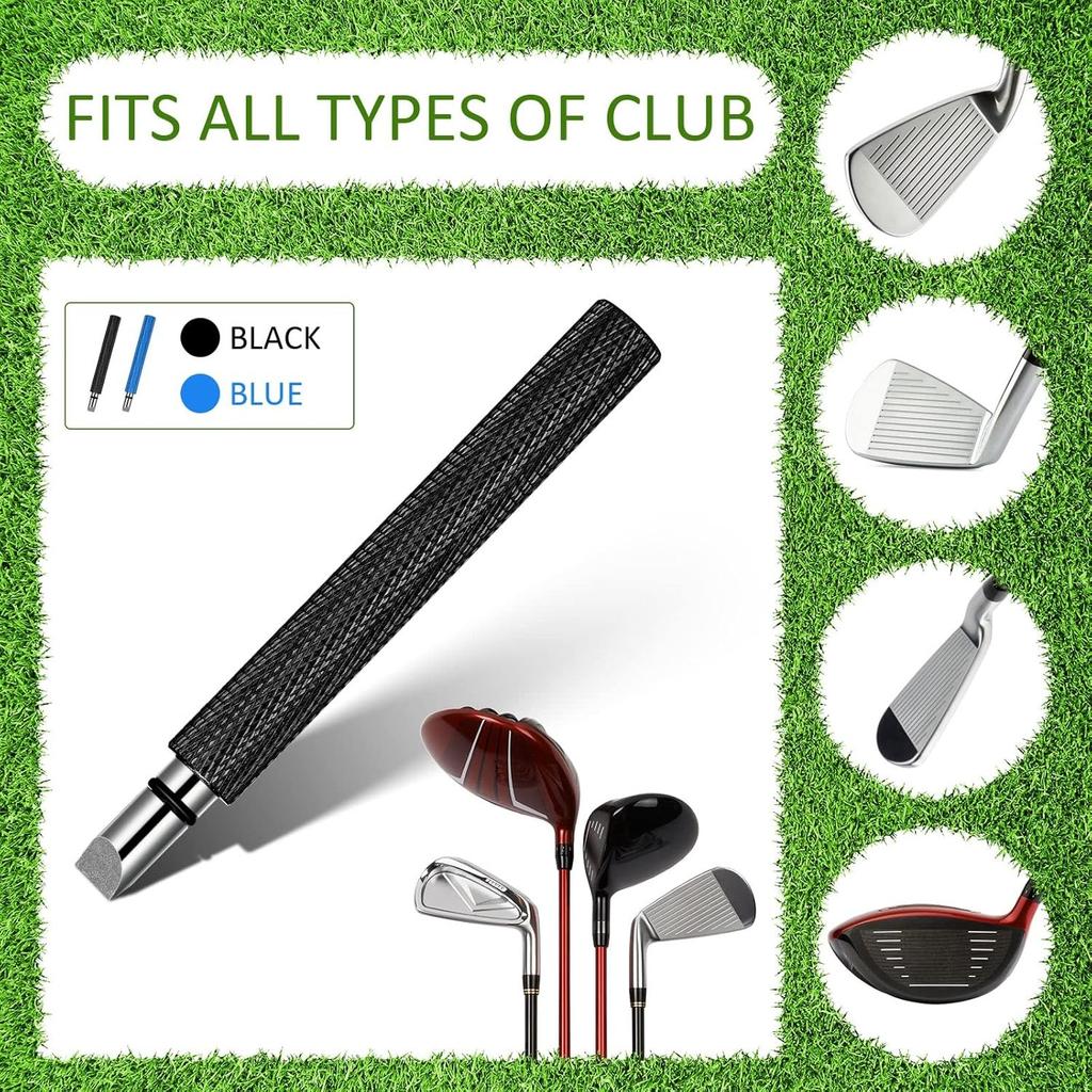 2 Pcs Golf Club Groove Sharpener 4.33 Inch Groove Sharpener Regrooving Tool Cleaner for Wedges Irons Golf Balls