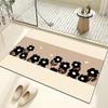 Quick-Dry Anti-Slip Diatom Mud Bathroom Mat - Water-Absorbent & Easy-Clean Floor Mat
