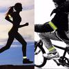 New 2Pcs Safety Reflective Arm Band Belt Strap for Outdoor Night Running Cycling