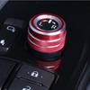 Red Aluminum Rearview Mirror Adjust Knob Cover For Toyota Corolla -2025