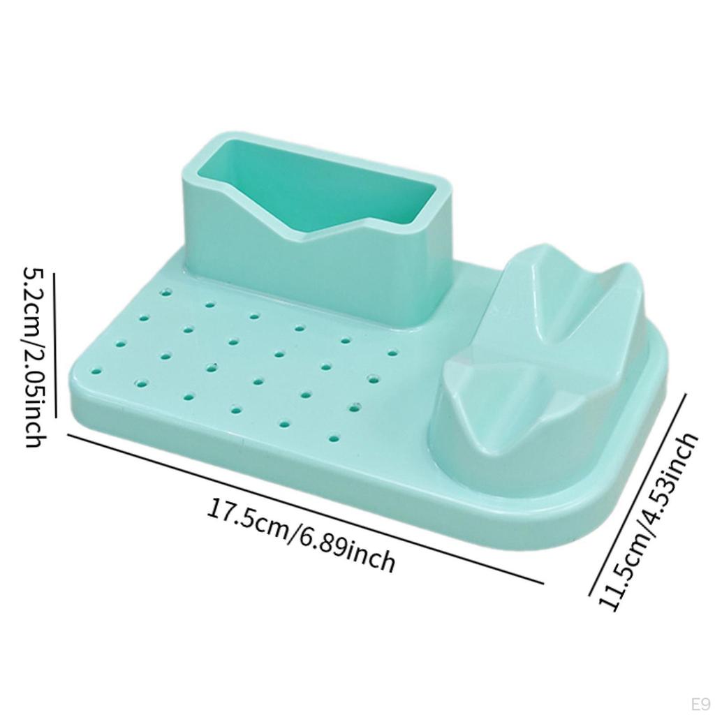 Nagelkunst Polieren Schleifen Organizer 20 Löcher Fräserhalter Maniküre Werkzeugkoffer Große Kapazität