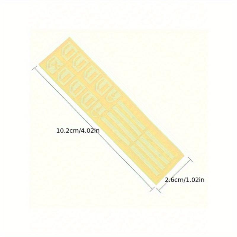 1 Set Adesivi Luminosi per Pulsanti Finestrino Auto Adesivi Fluorescenti per Auto Autoadesivi Adesivi Visibili di Notte Fluorescenti per Interruttore Finestrino e Porta Auto