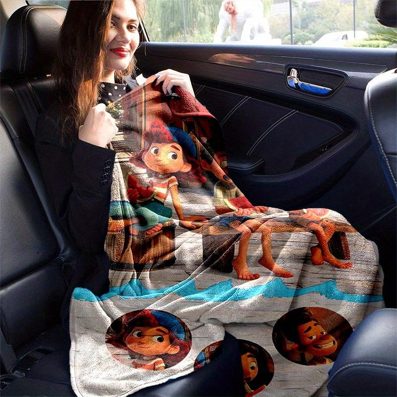 1pc, Luca & Arlo Watermelon Adventure Italian Animation Movie Inspired Home Decor Blanket Perfect for Couch, Bed, Travel, Camping, Car