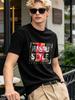Urban Style Printed Casual Comfortable Fashion Loose Daily Soft Unisex Tee