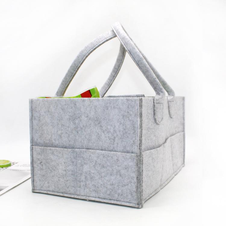 Felt Diaper Bag and Daily Essentials Storage Bag