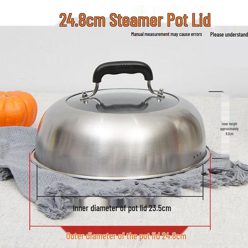 Qiwei Stainless Steel Transparent Pot Lid