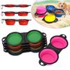 Collapsible Foldable Dog Bowl TPE Puppy Food Container Portable Dog Feeder Dish  Dog
