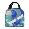 Nausicaa Of The Valley Of The Wind Anime Insulated Lunch Bag for Kid Cooler Thermal Food Box Tote Portable Lunch Boxes Container