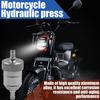 Inline Oil Filter Reusable Motorcycle Oil Filter Engine Parts Powered Engines Aluminum Alloy Replacement Parts Easy to Install