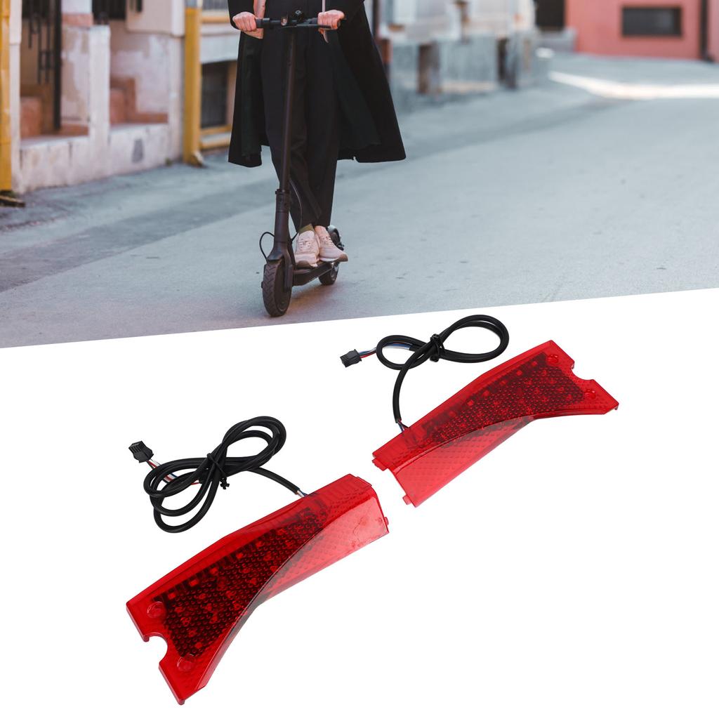 1 Pair Electric Scooter Turn Signals Indicator 10 Inch High Brightness Shockproof Red Scooter Turn Signal Light