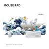 Large Anime Mouse Pad Xxl Gaming Mat Office Desk Carpet Blue Wave Custom Japan Mousepad Tablet Gamer Pc Table Mat 900x400