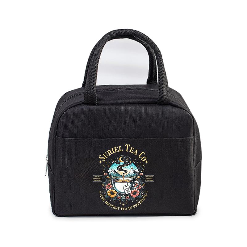 Fourth Wing Thermal Lunch Bag Women Men Office Student Bento Storage Insulation Bags Dragon Rider Fun Lunch Handbag for Kids