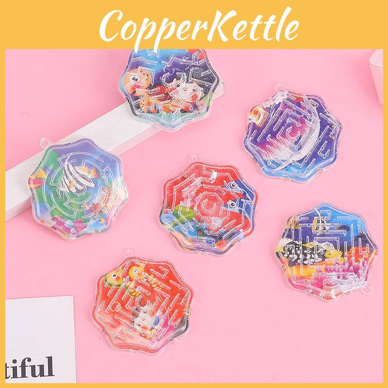 Plastic Bead Marble Maze Toy With Octagonal Track For Childrens Early Learning