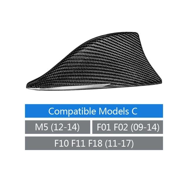 Real Carbon Pattern For BMW M2 M3 M4 123457 Series X1 X3 F22 F30 F34 F80 F87 F32 F36 F82 G11 G20 G12 G30 Shark Fin Antenna Cover